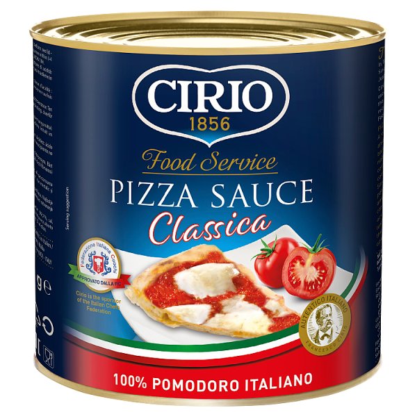2550g Cirio Food Service Pizza Sauce - Bulk Food Ration Storage