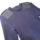 Royal Navy Wool Pullover Sweatshirt Jumper - Blue