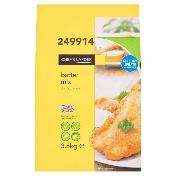 3.5kg Chef's Larder Batter Mix - Bulk Food Ration Storage