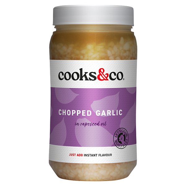 Cooks&Co Chopped Garlic in Oil - Bulk Food Ration Storage