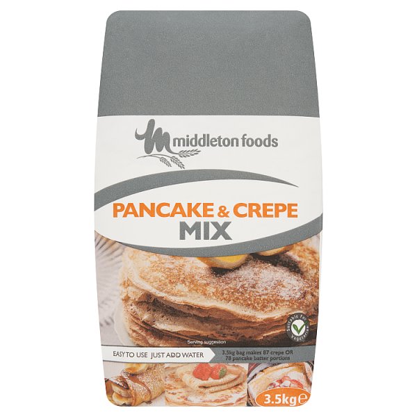 3.5kg Middleton Foods Pancake & Crepe Mix - Bulk Food Ration Storage