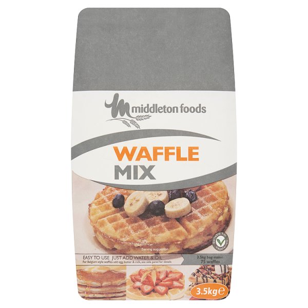 3.5kg Middleton Foods Waffle Mix - Bulk Food Ration Storage