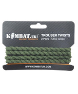 Kombat UK Trouser Twists - Retail Pack of 2 pairs - Olive Green