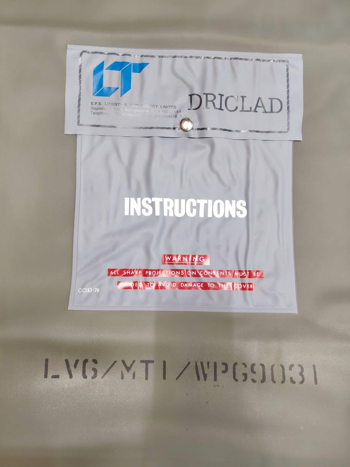 British Military DRICLAD Waterproof Green HD Dry Bag - XL