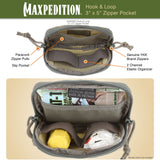 Maxpedition Hook-&-Loop 3" x 5" Khaki-Foliage Zipper Pocket
