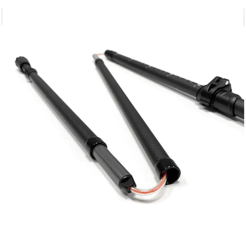Silva Carbon Black Adjustable Running Poles 100-120cm