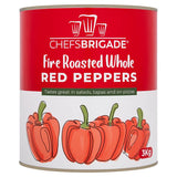 3kg Chefs Brigade Fire Roasted Whole Red Peppers - Bulk Food Ration Storage