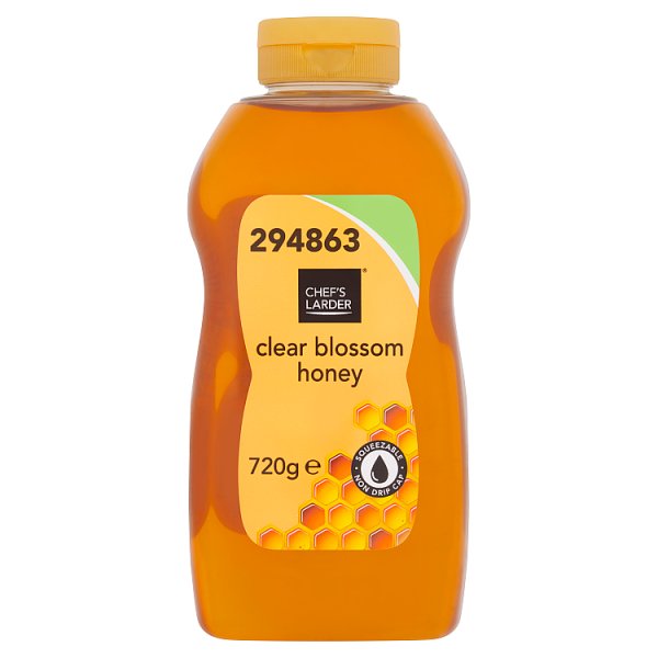 720g Chef's Larder Clear Blossom Honey - Bulk Food Ration Storage
