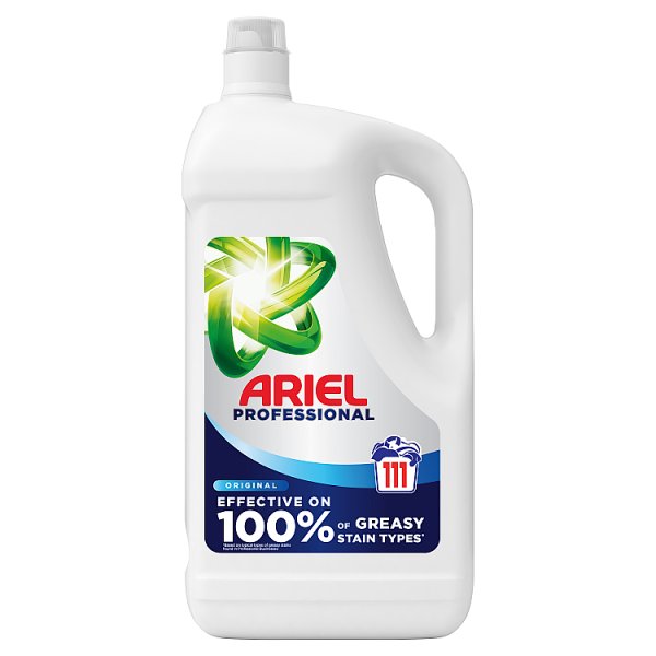 4.995kg Ariel Professional Washing Liquid Laundry Detergent Original 111 washes,