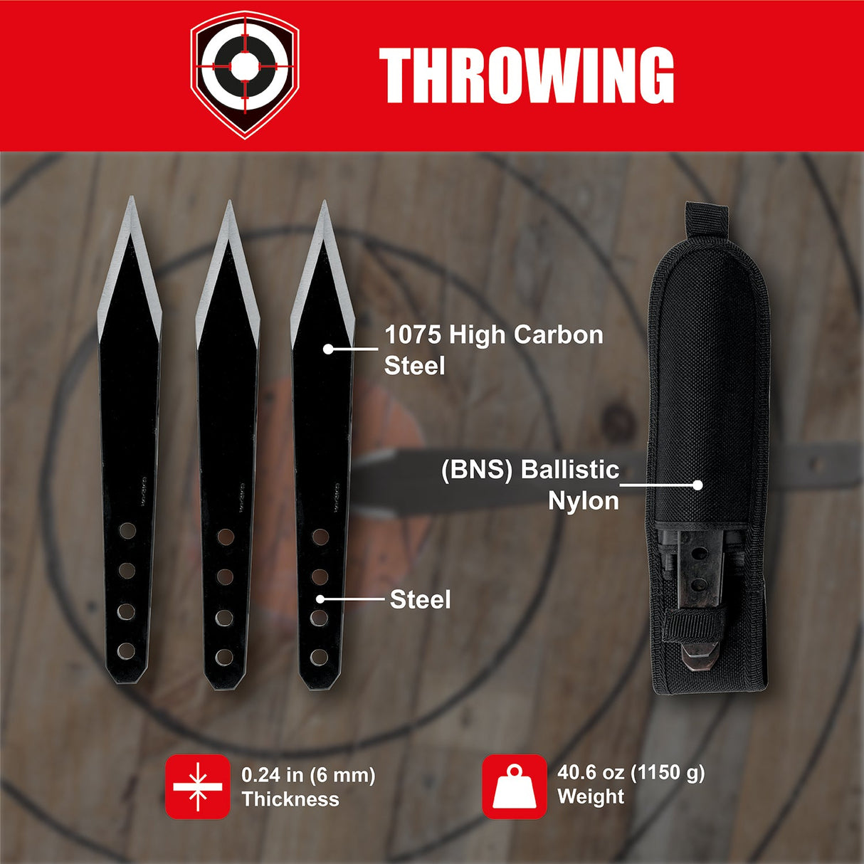 Condor Half Spin Thrower Knife Set