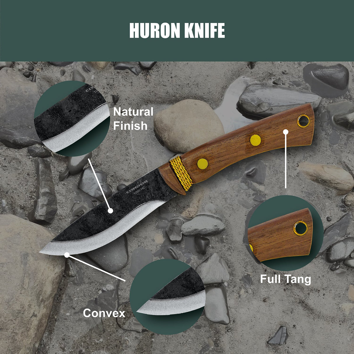 Condor Huron Fixed Blade Knife
