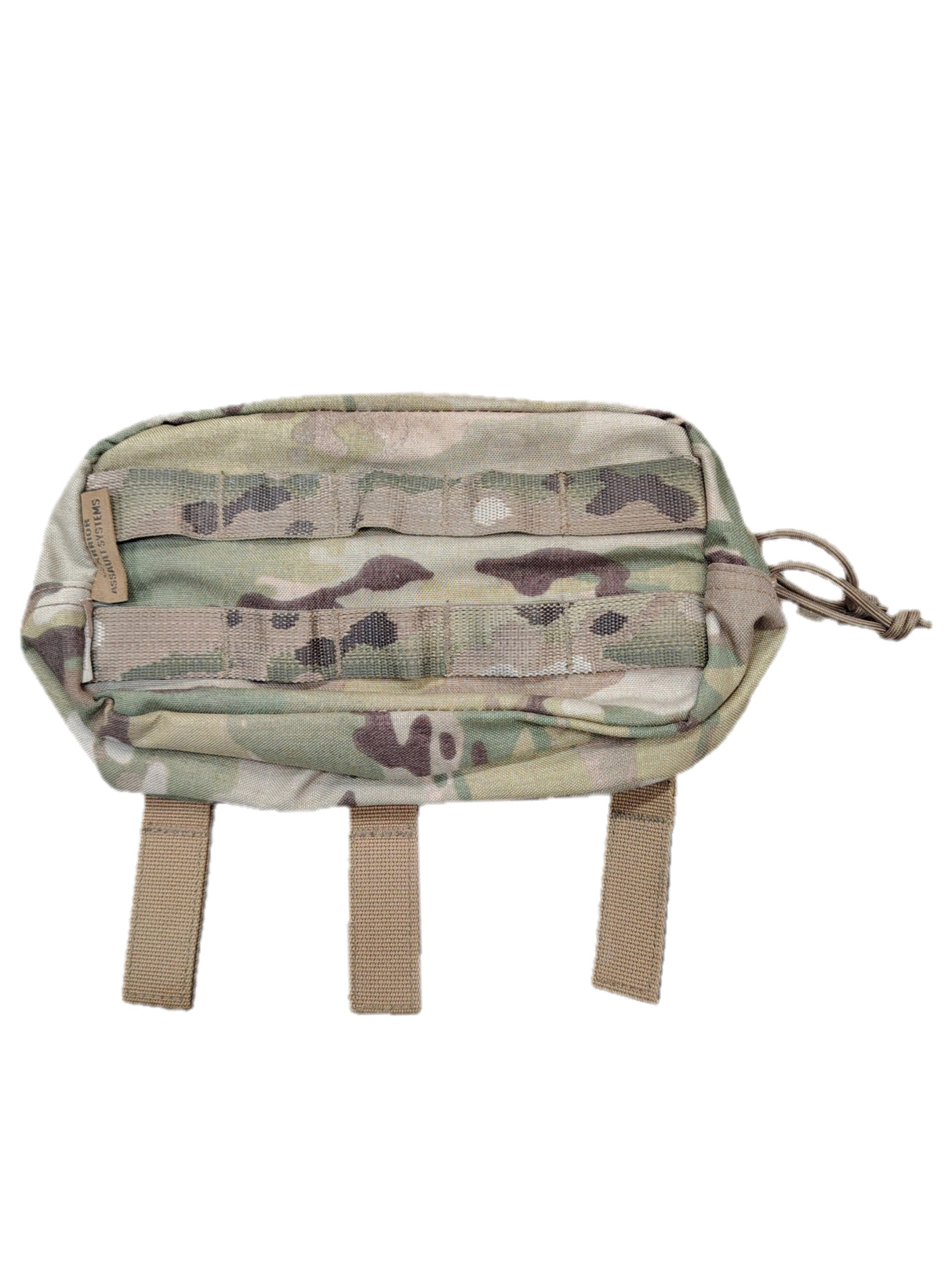 British Military Warrior Assault Systems Medium Horizontal Molle Multicam Pouch