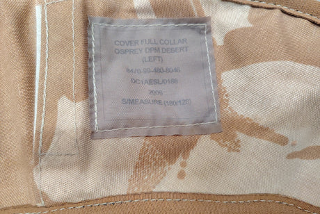 British Military Full Collar Osprey Desert DPM