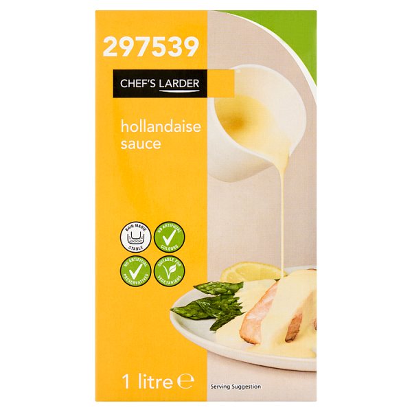 Chef's Larder Hollandaise Sauce 1 Litre - Bulk Food Ration Storage