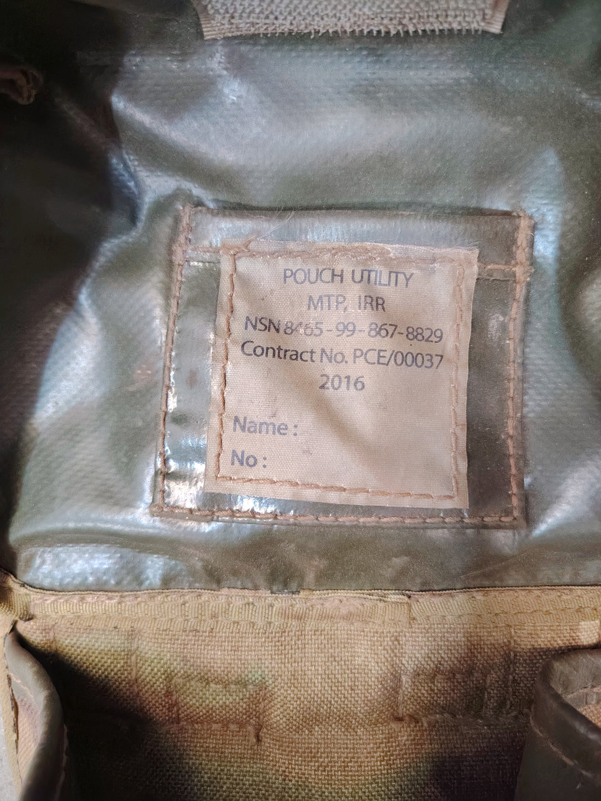 British Military PLCE MTP Utility Pouch