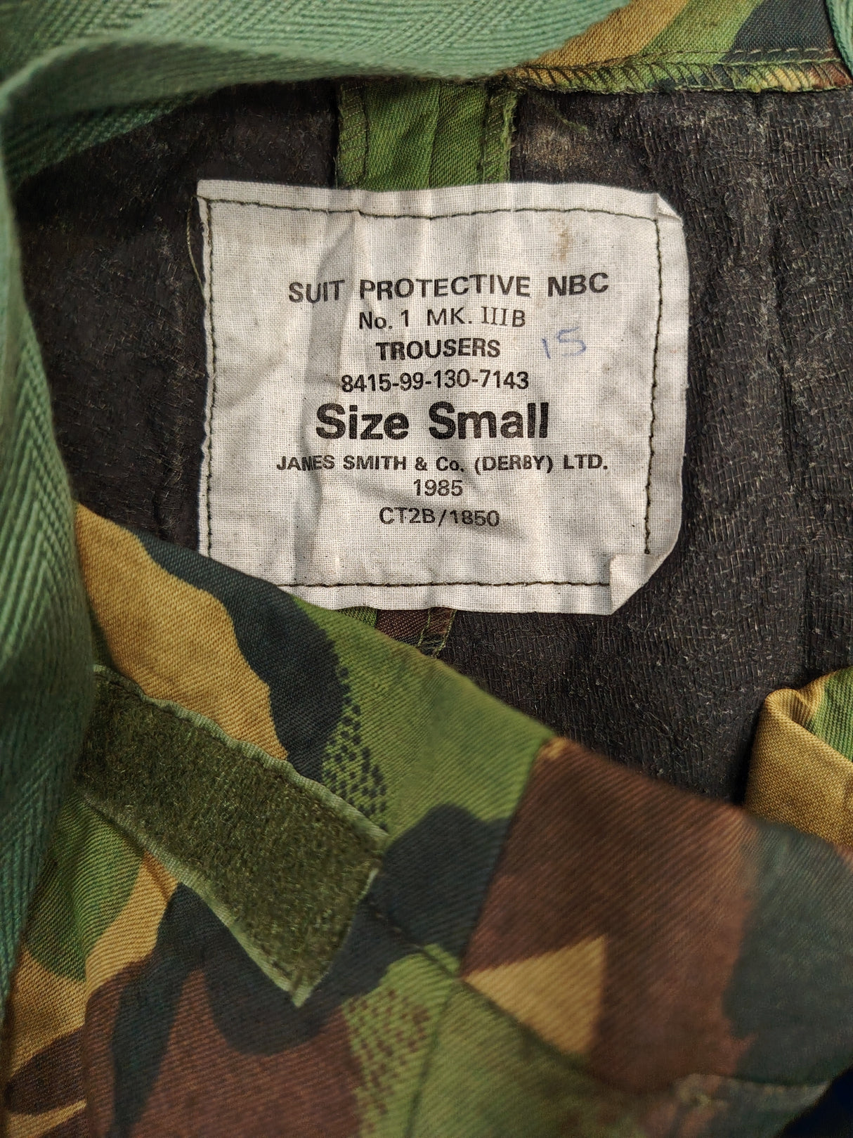 British Military Protective NBC Trousers MkIII - DPM
