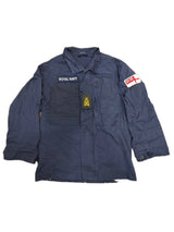 British Military Royal Navy Fire Retardant Warm Weather Combat Jacket - Navy Blue