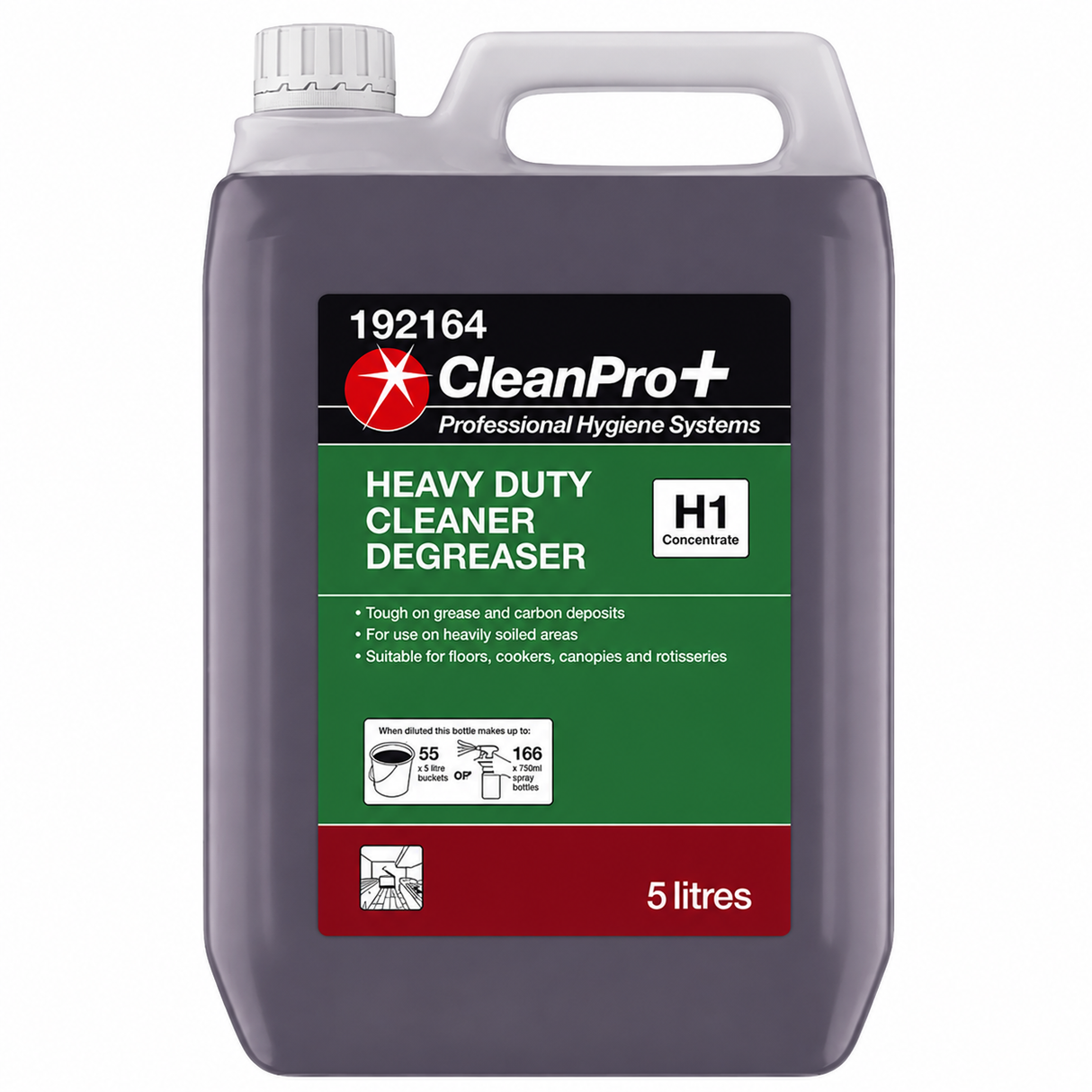 CleanPro+ Heavy Duty Cleaner Degreaser 5 Litre