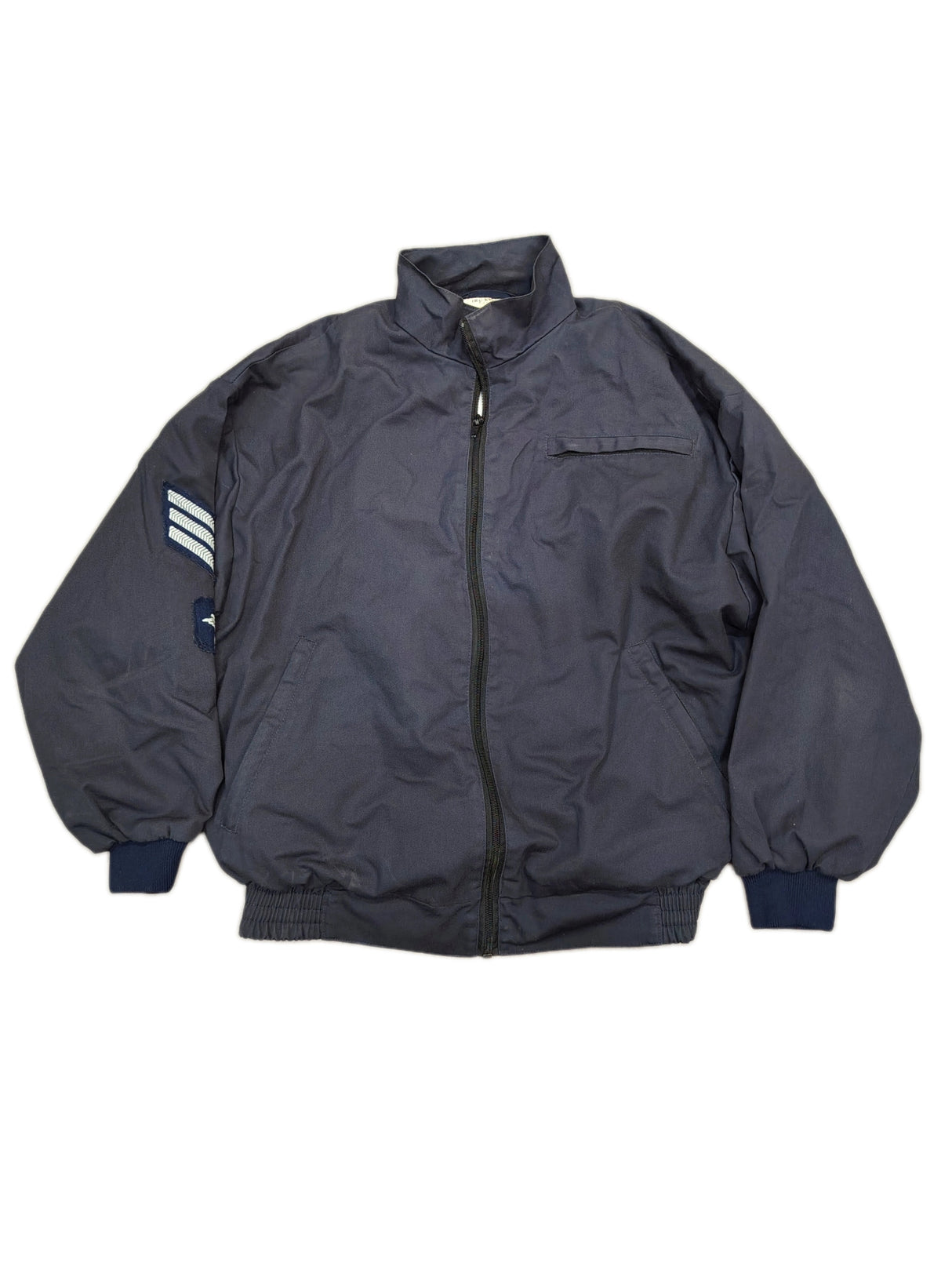 British Military Tri Service PTI Track Jacket - Navy Blue
