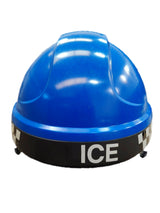 Police Cromwell ER1 (3) Blue SAR Safety Helmet With Sliding Visor.