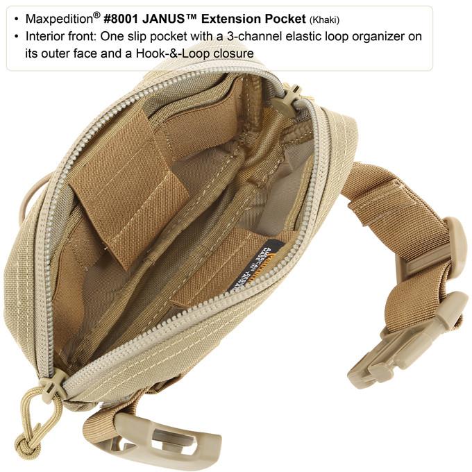 Maxpedition JANUS Extension Black Pocket