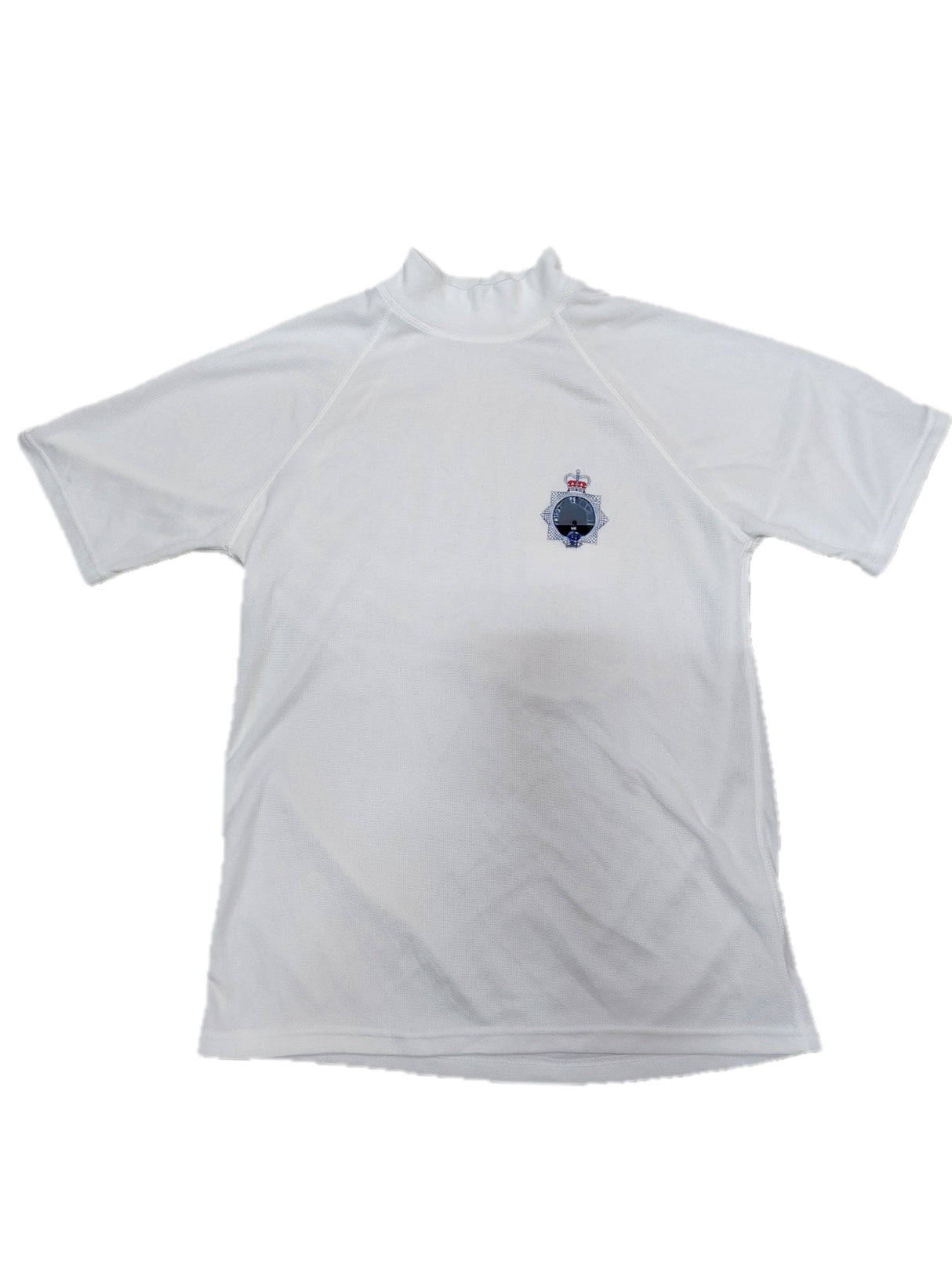 British Police Moisture Wicking T-Shirt - White