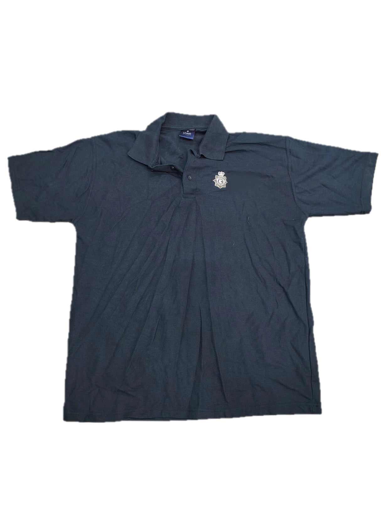 British Police Cotton Polo Shirt - Navy