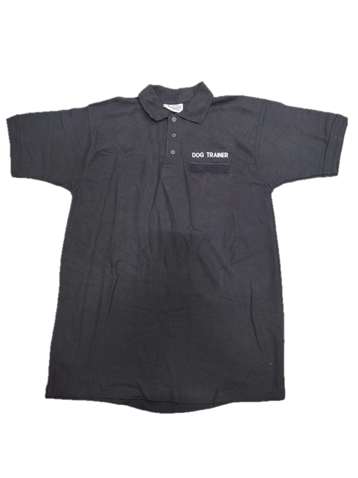 British Police Cotton Polo Shirt - Black
