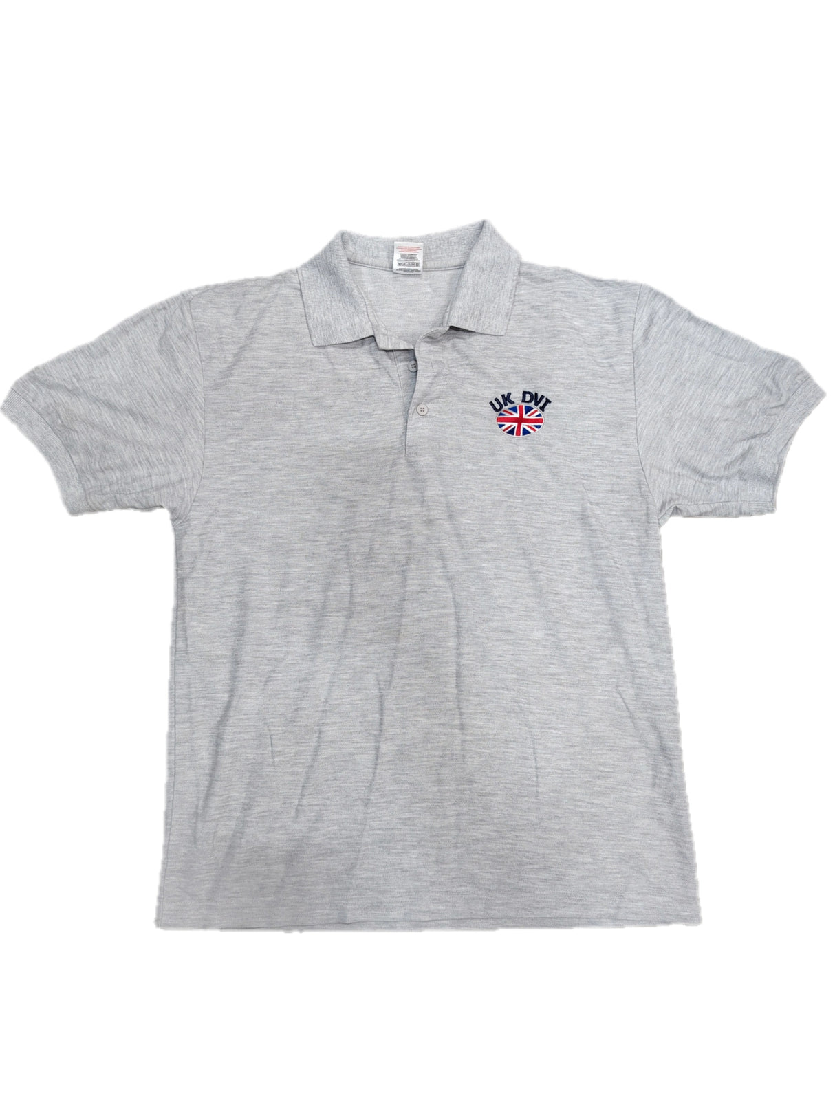 British Police Cotton Disaster Victim Identification Polo Shirt - Grey