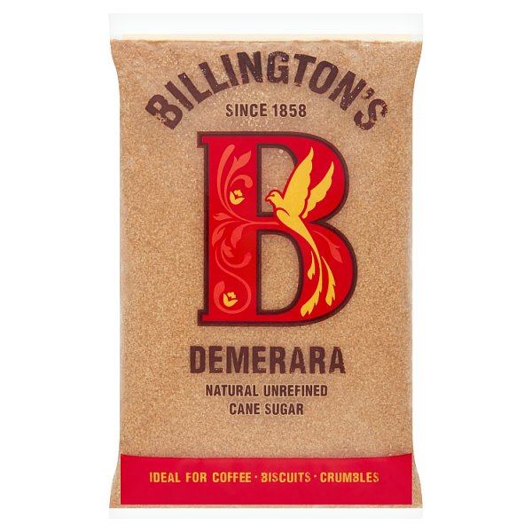 3kg Billington's Demerara Natural Unrefined Cane Sugar - Bulk Food Ration Storage
