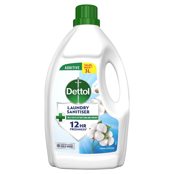 Dettol Fresh Cotton Laundry Sanitiser 3 Litre