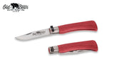 Antonini Old Bear Full Colour Medium Red Folding Knife