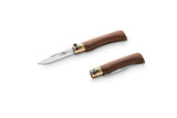 Antonini Old Bear Walnut Small Stainless Serrated Folding Knife