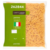 3kg Chef's Larder Penne Pasta - Bulk Food Ration Storage