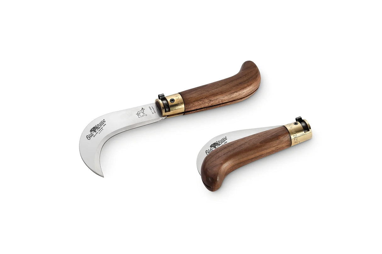 Antonini Old Bear Pruner Walnut Small Folding Knife