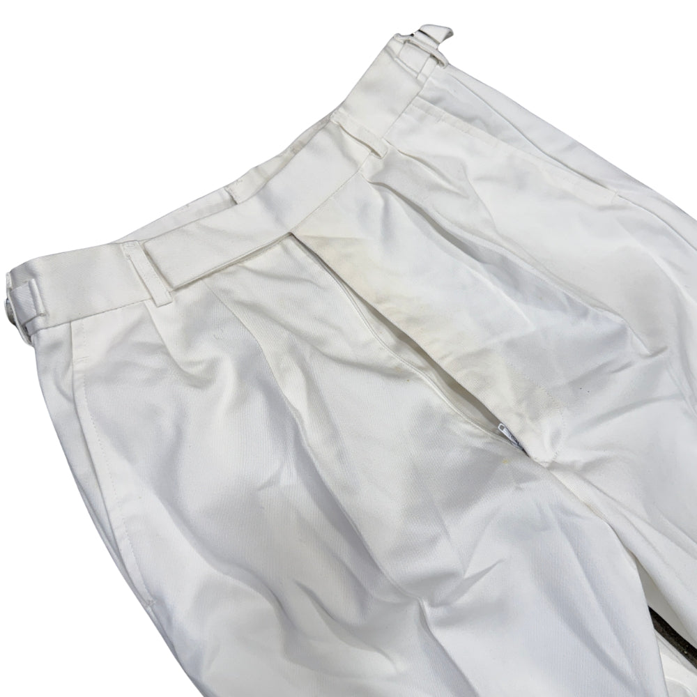 British Military Royal Navy Class I White Men's Trousers