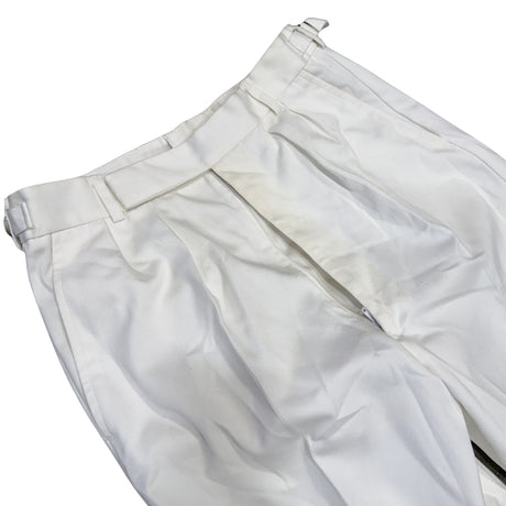 British Military Royal Navy Class I White Men's Trousers