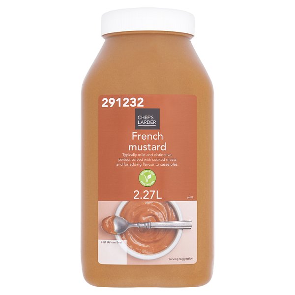 Chef's Larder French Mustard 2.27 Litre - Bulk Food Ration Storage