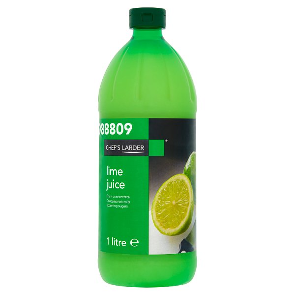 Chef's Larder Lime Juice 1 Litre - Bulk Food Ration Storage