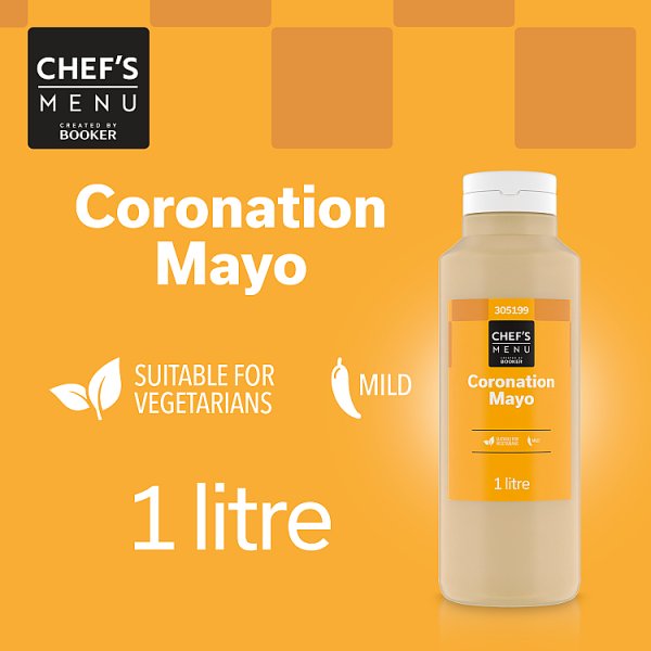 Chef's Menu Coronation Mayo 1 Litre - Bulk Food Ration Storage