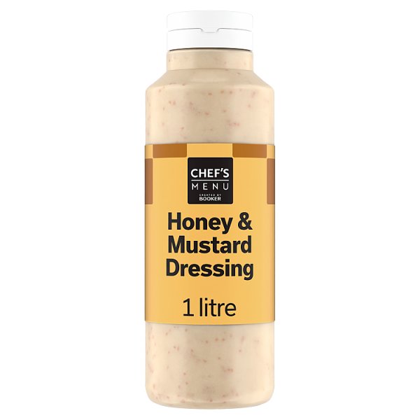 Chef's Menu Honey & Mustard Dressing 1 Litre - Bulk Food Ration Storage