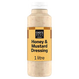 Chef's Menu Honey & Mustard Dressing 1 Litre - Bulk Food Ration Storage