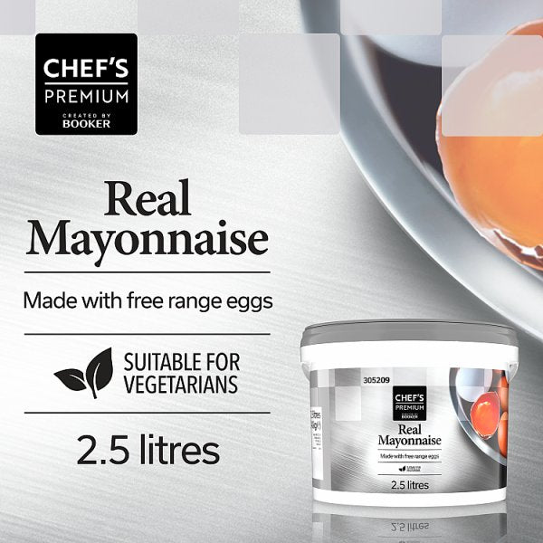 Chef's Premium Real Mayonnaise 2.5 Litre - Bulk Food Ration Storage