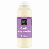 Chef's Menu Garlic Mayonnaise 1 Litre - Bulk Food Ration Storage