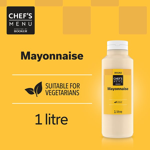Chef's Menu Mayonnaise 1 Litre - Bulk Food Ration Storage