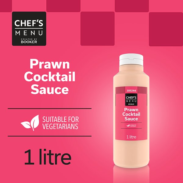 Chef's Menu Prawn Cocktail Sauce 1 Litre - Bulk Food Ration Storage