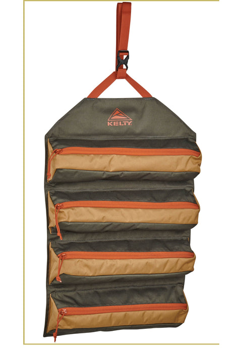 Kelty Chef Roll Camp Utensil Organiser - Beluga/Dull Gold