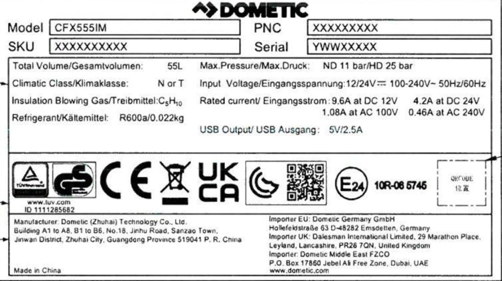 Dometic CFX5 55IM Compressor Cooler Box