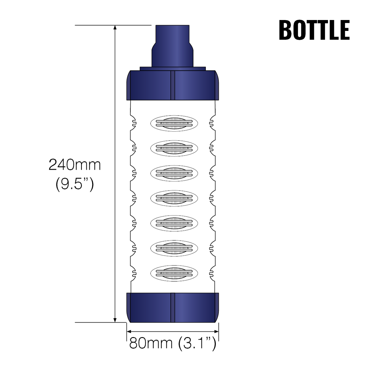 LifeSaver Bottle Cartridge - 10 Year Shelf Life