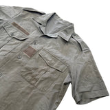 French Military Army Drab Short Sleeve Shirt
